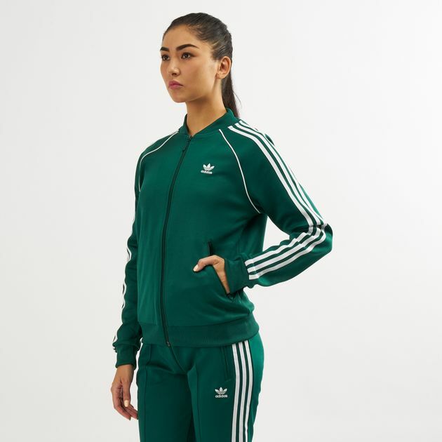 Small adidas OG Women's AdiColor SST TRACKSUIT JACKET \u0026 PANTS GREEN LAST1 |  eBay
